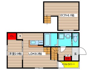 RadIAnce堤町の物件間取画像